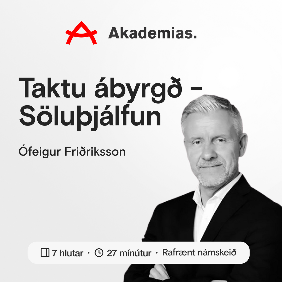 Taktu ábyrgð - Söluþjálfun
