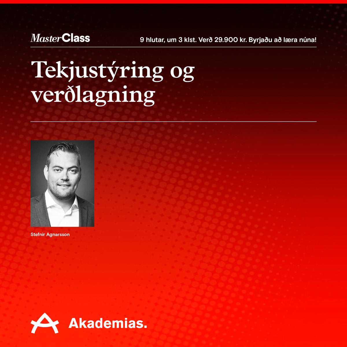 Tekjustýring og verðlagning