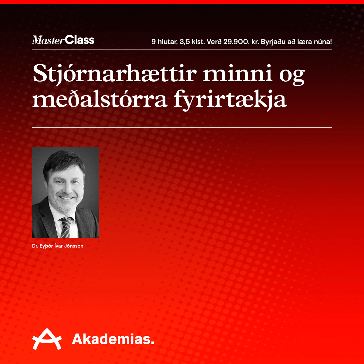 Stjórnarhættir minni og meðalstórra fyrirtækja