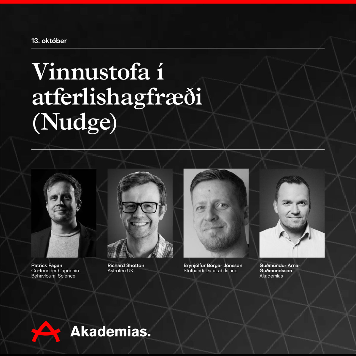 Vinnustofa í atferlishagfræði (,,Nudge”)