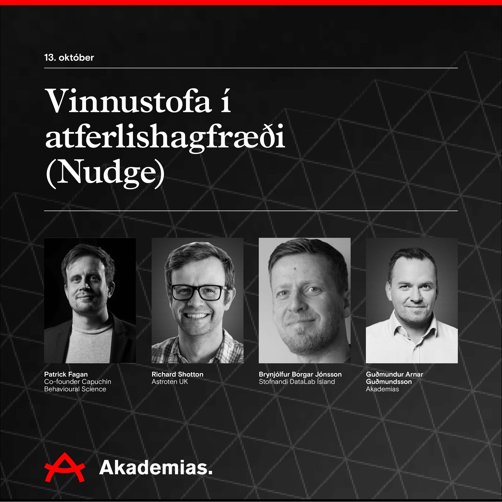 Vinnustofa í atferlishagfræði (,,Nudge”)