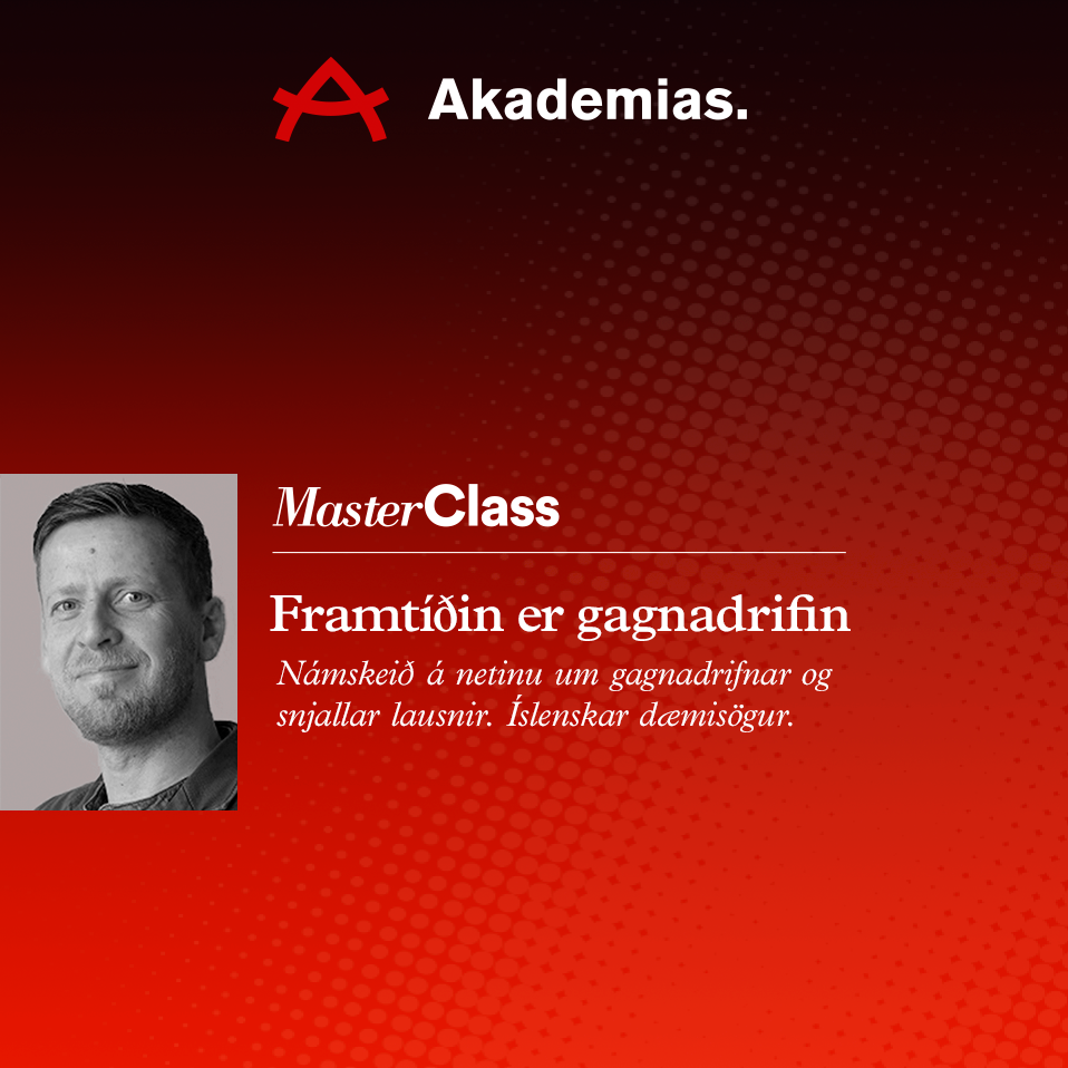 Gervigreind og snjallar lausnir - Framtíðin er gagnadrifin